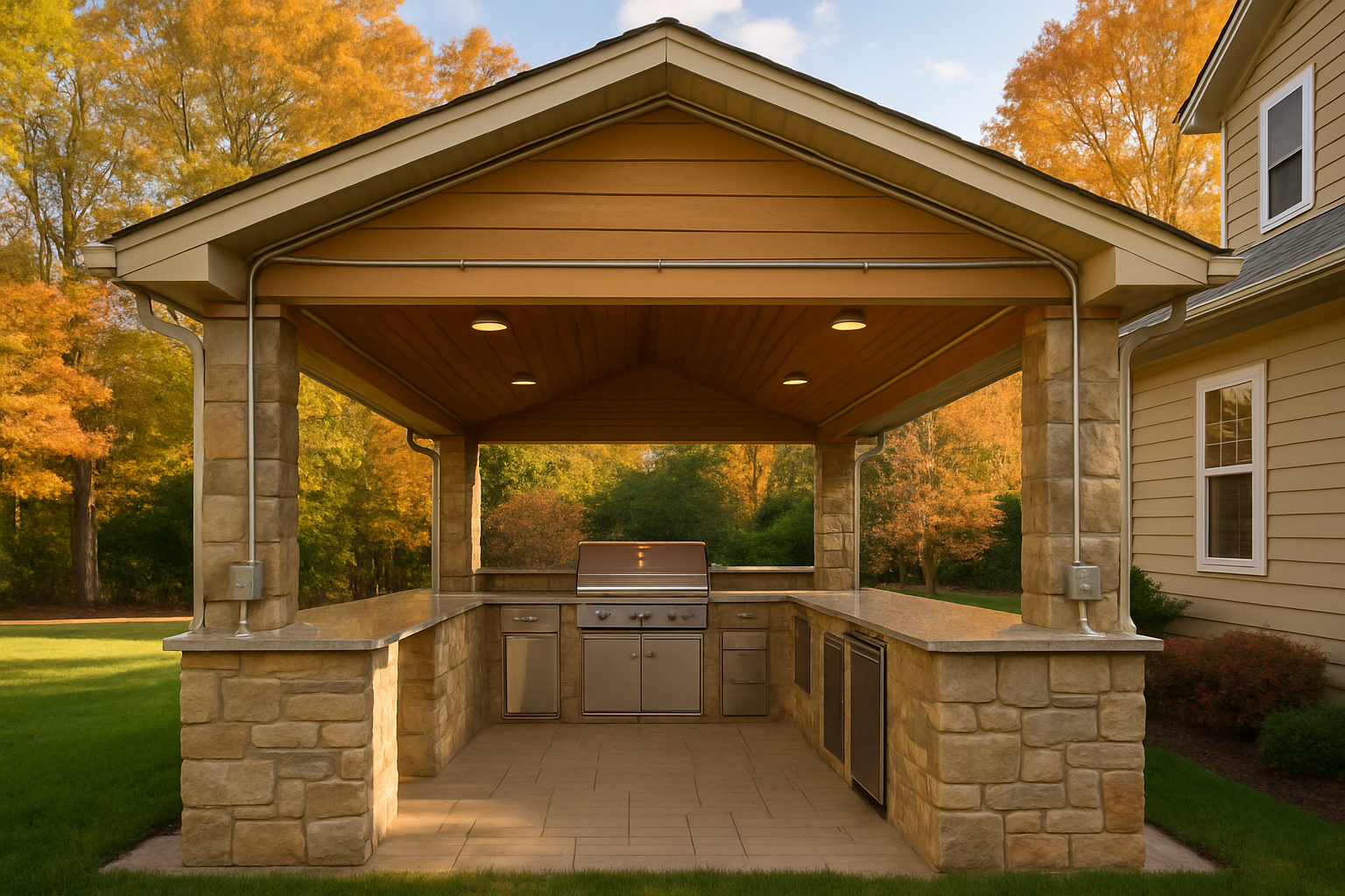 Outdoor Kitchen and Patio Wiring for Eastern NC Homeowners