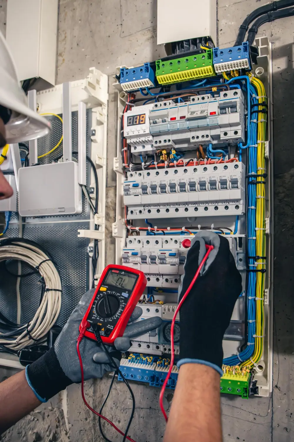 Residential electrical panel service and diagnostics